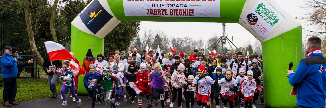 Bieg Niepodległości - Zabrze Biegnie